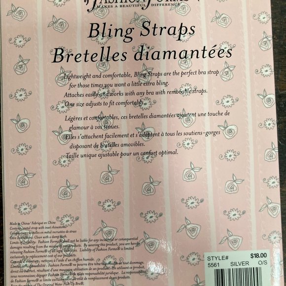 Brand New Rhinestone Bra Straps - Picture 3 of 3